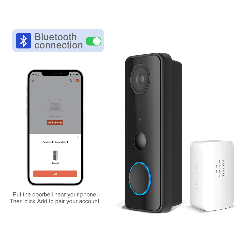 Peephole Camera Viewer - Видеодомофон 2 МП 1080P с Wi-Fi
