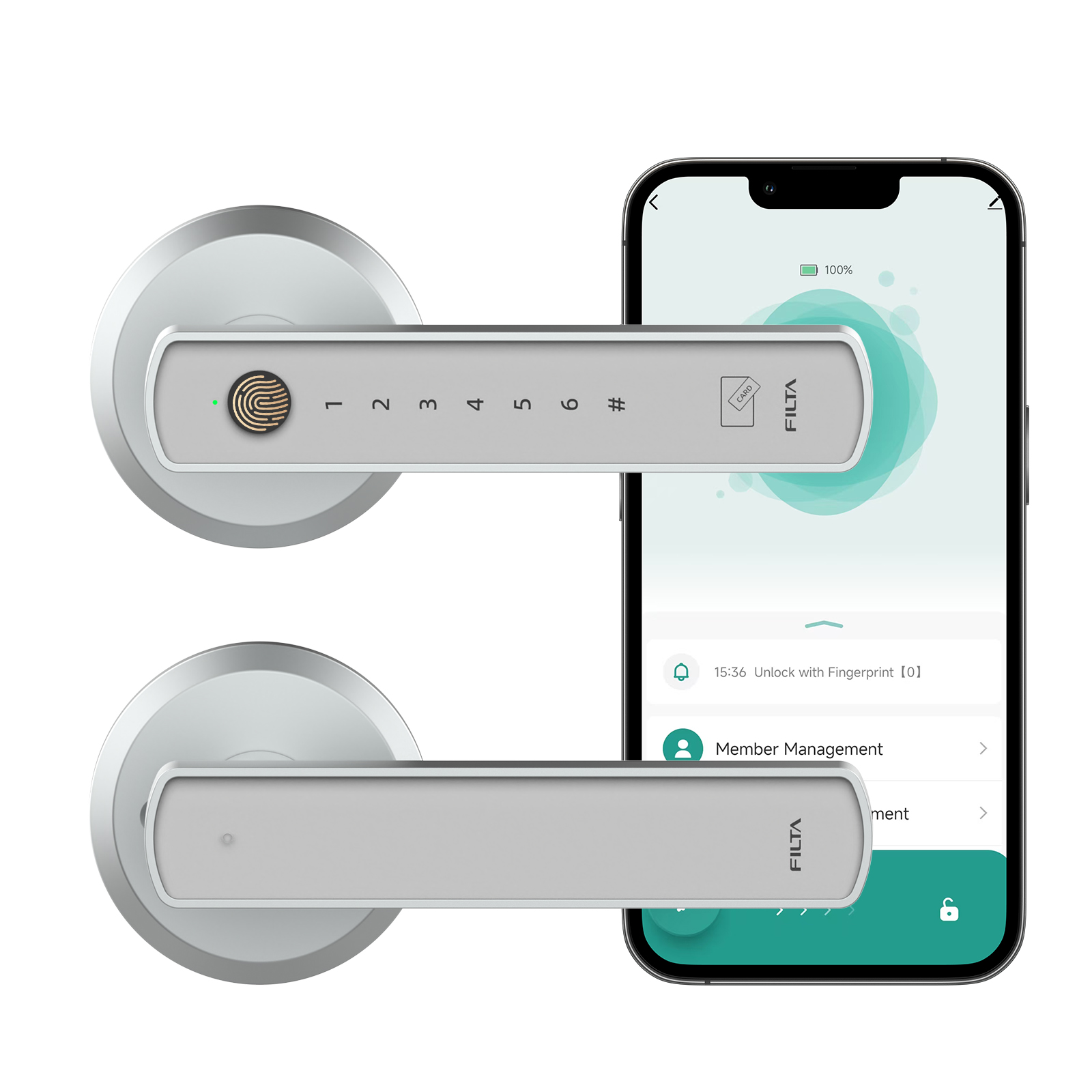 Home Security Keypad - Умный замок Viladepot: отпечаток пальца, код,