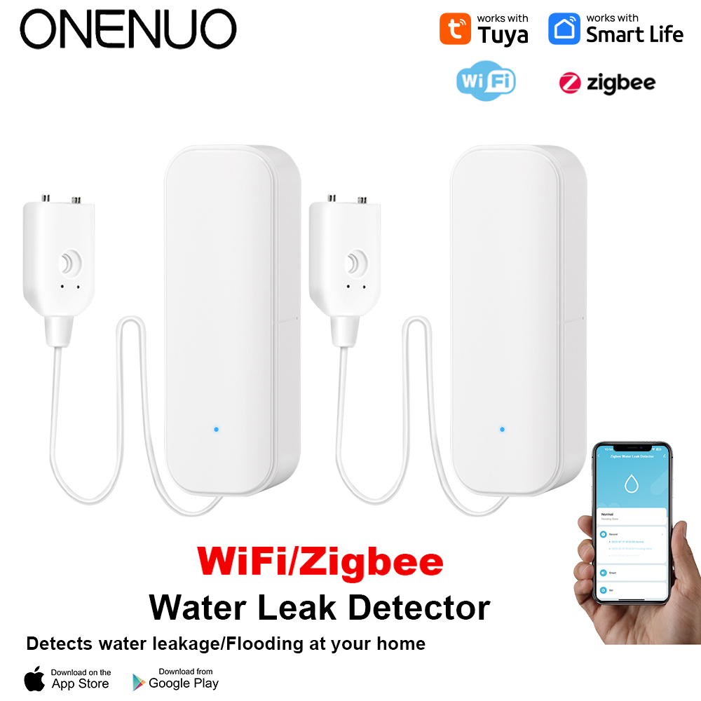 Home Security Alarm System - Датчик воды Wi-Fi/Zigbee Tuya, сигнализация об