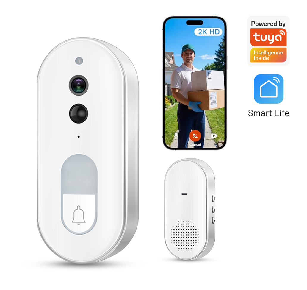 Home Security Lidar - Умный видеодомофон Tuya, беспроводная уличная камера