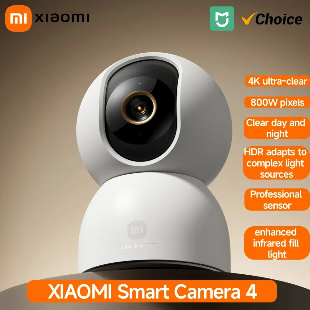 Home Security Camera Xiaomi - Новая умная камера xiaomiI 4, двухдиапазонный