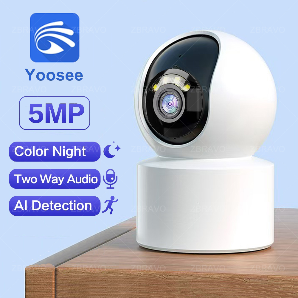 Home Security Lidar - Yoosee 5MP Wi-Fi Security PTZ Внутренняя
