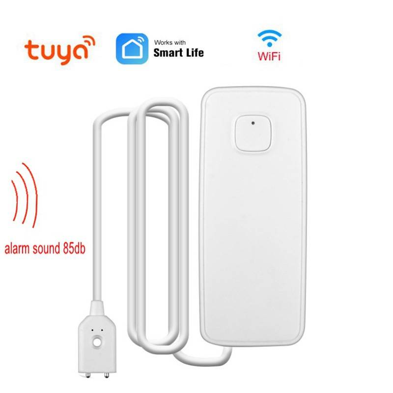 Home Security With Ai - Умный датчик утечки воды Tuya, Wi-Fi