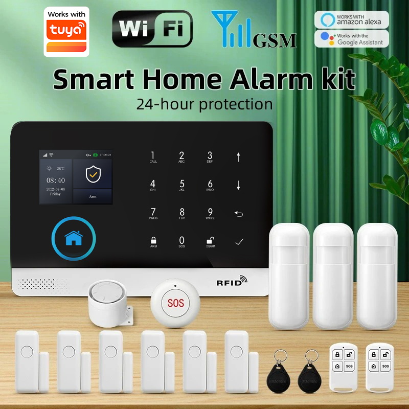 Home Security System Installation - Система охранной сигнализации PGST WIFI GSM