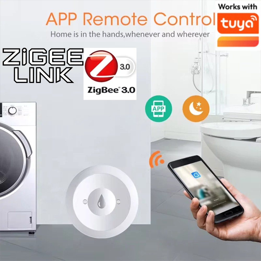 Home Security Alarm System - Датчик утечки воды Tuya ZigBee 3.0,