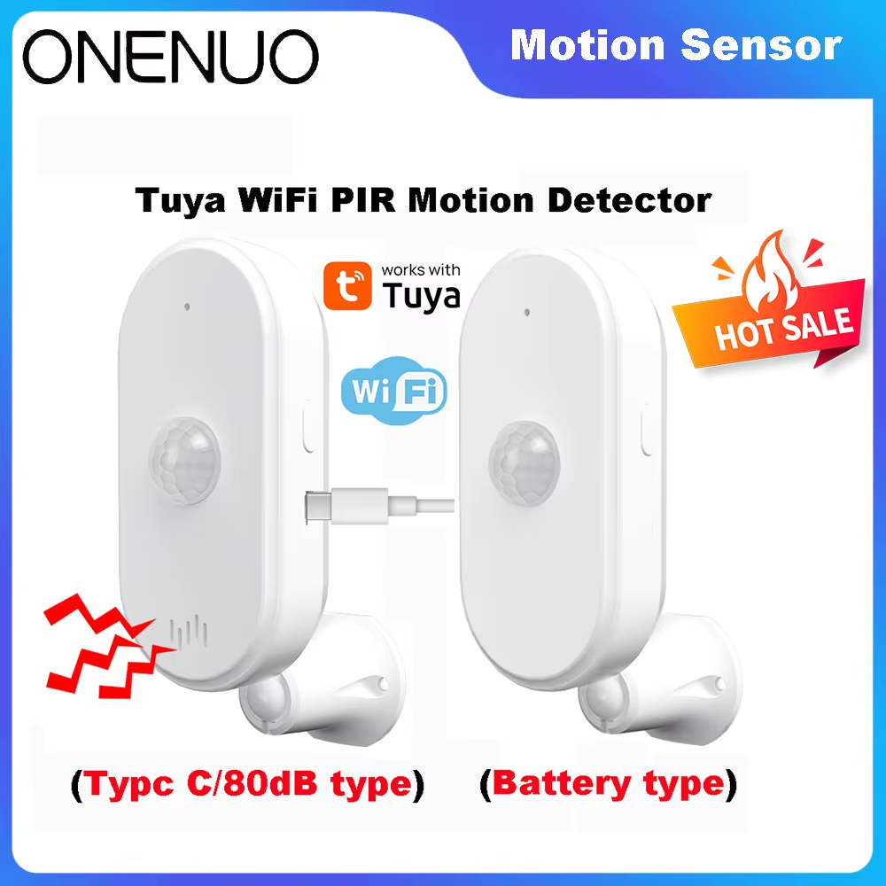 Home Security With Ai - Tuya WiFi PIR датчик движения датчик