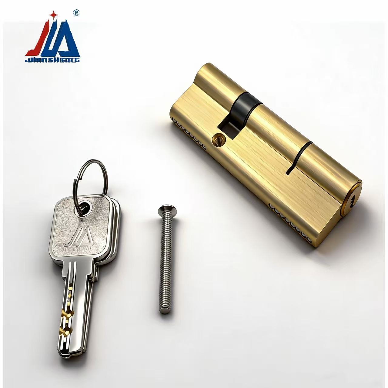 Home Security Locks For Doors - Цилиндр дверного замка из цельной латуни,