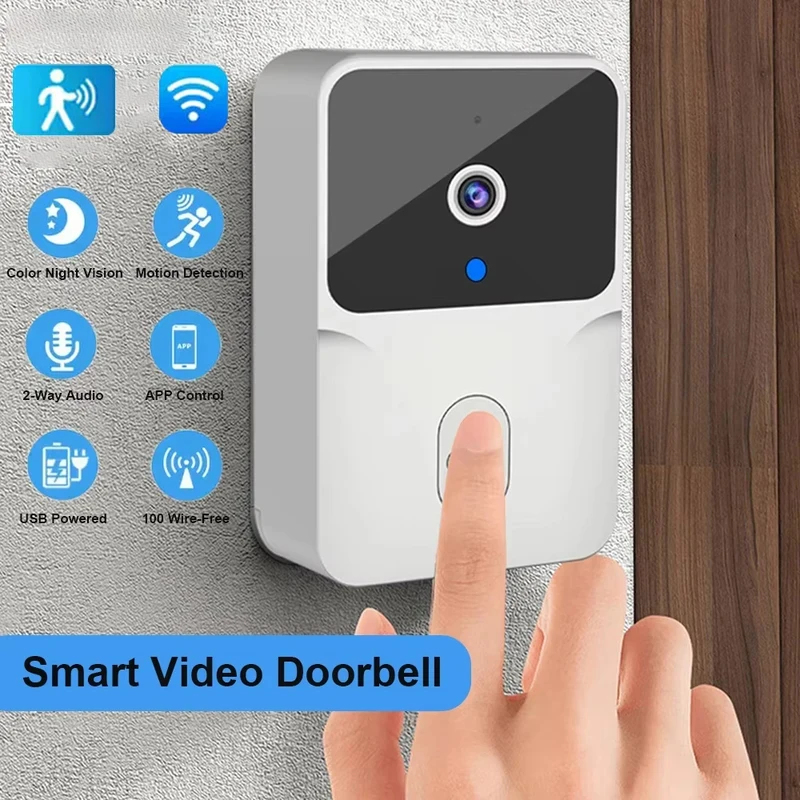 Home Security Lidar - Умный Wi-Fi видеодомофон с беспроводной связью,