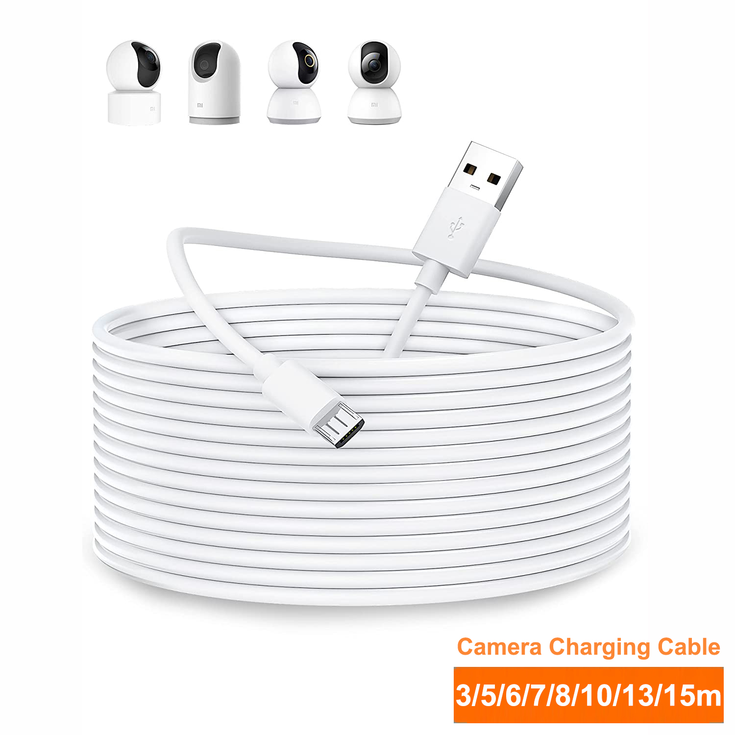 Home Security Camera Xiaomi - Удлинительный кабель Micro USB 3 ~