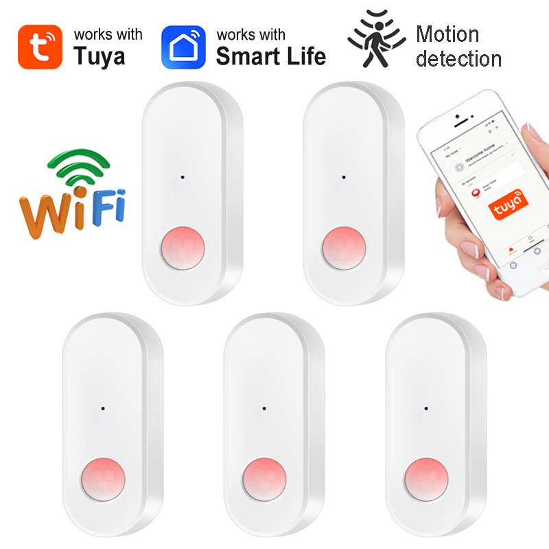 Home Security With Ai - Tuya WiFi PIR датчик движения умный