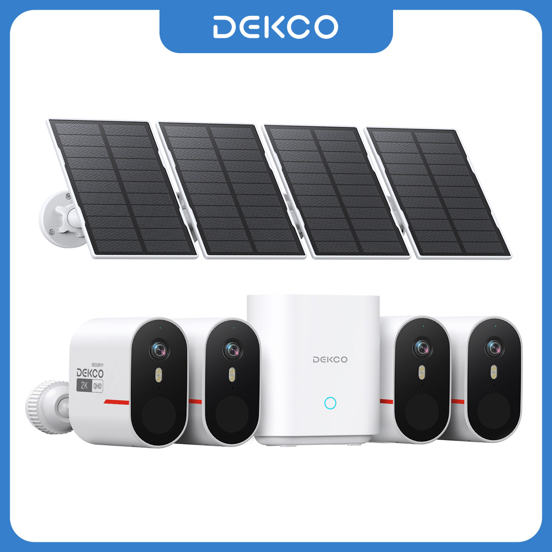 Home Security Wifi Camera - Система солнечных WiFi-камер Dekco 3MP, комплект