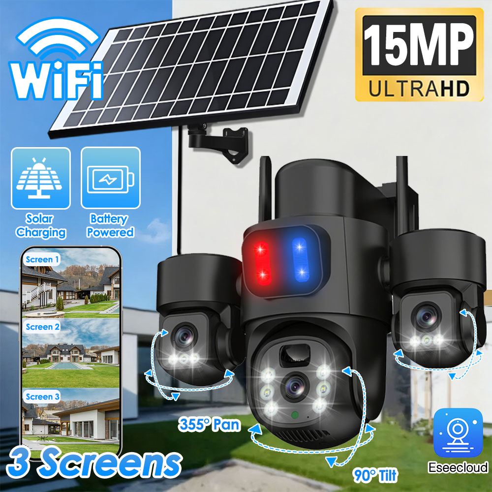 Home Security Wifi Camera - WIFI Солнечная PTZ-камера для улицы 15