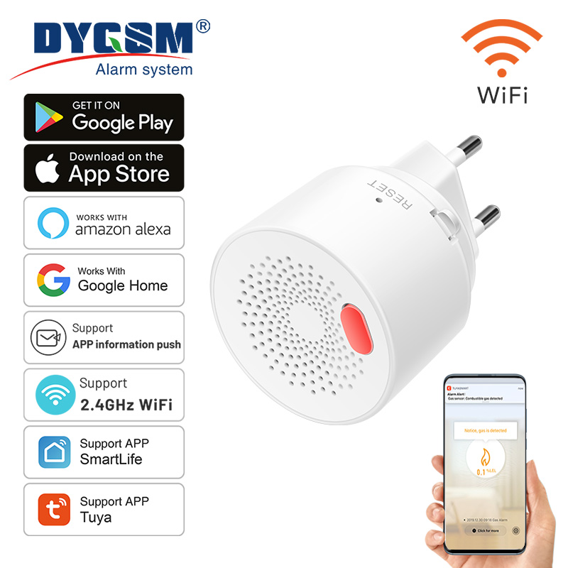 Home Security With Ai - Датчик природного газа Tuya Smart Home
