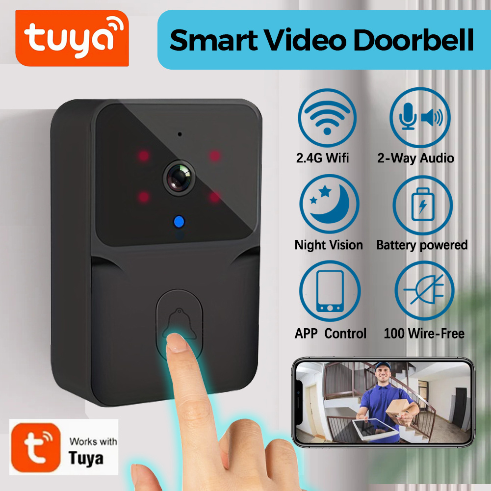 Home Security Lidar - Беспроводной умный видеодомофон Tuya, Wi-Fi камера