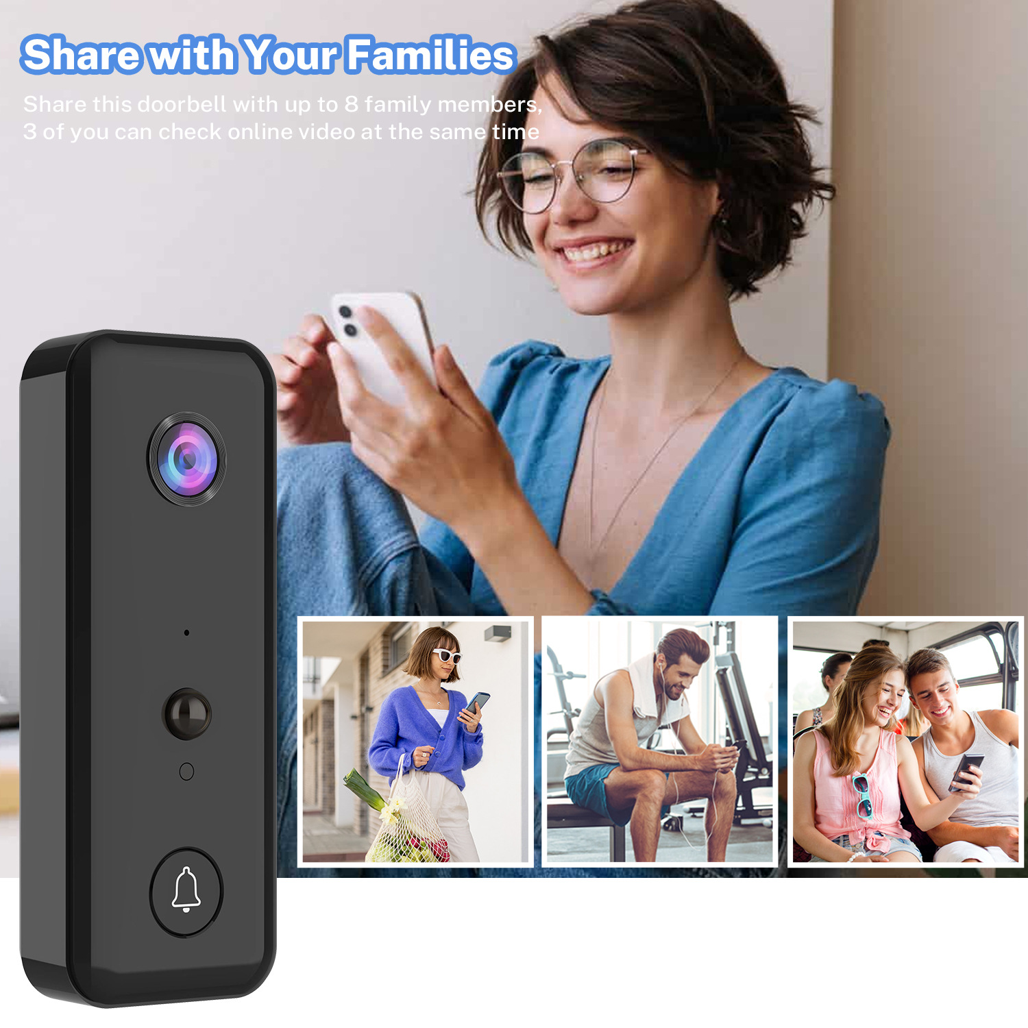 Видеодомофон Aiwit 720P с обла – обзор и цена Peephole Camera Viewer