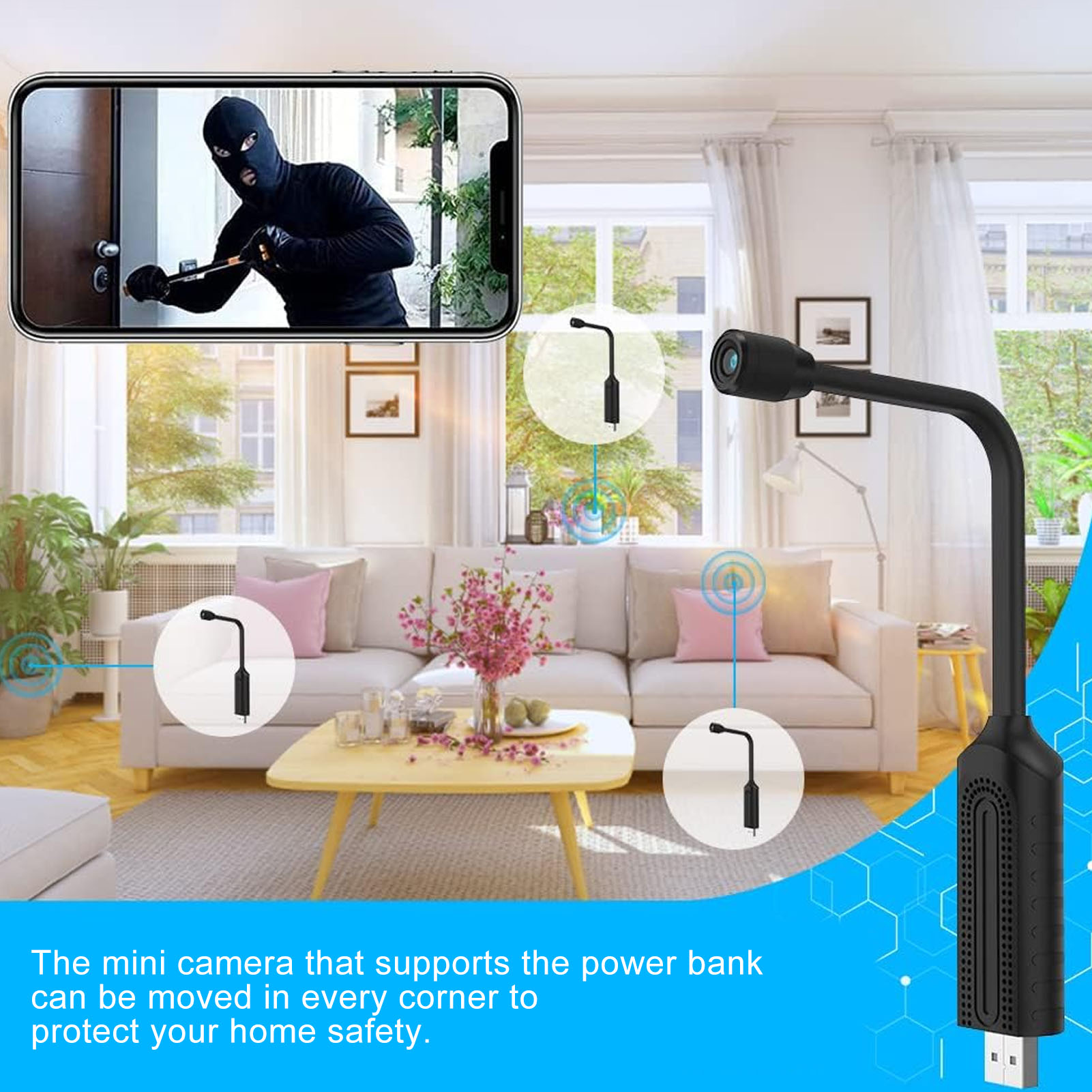 Беспроводная мини-камера безоп – обзор и цена Home Security Hidden Cameras