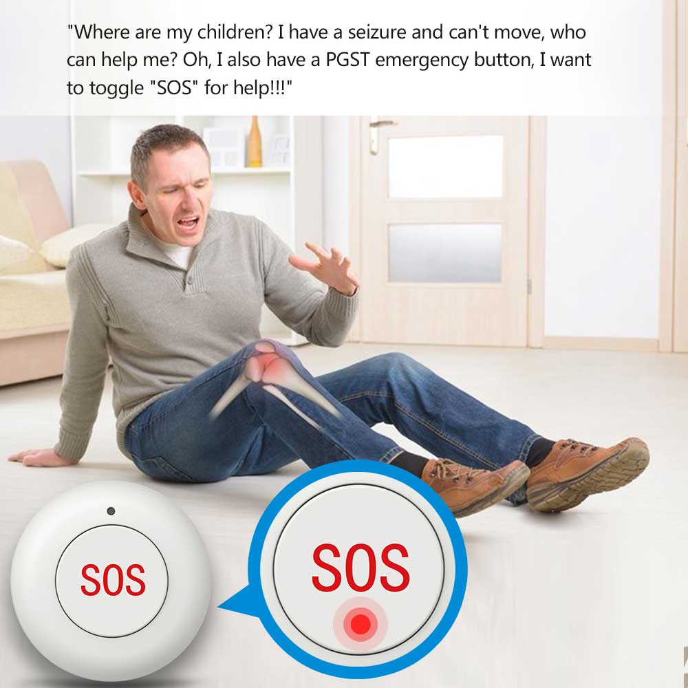 Беспроводная кнопка SOS для ум – обзор и цена Home Security Alarm System