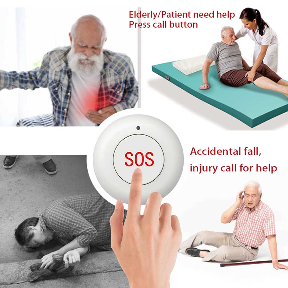 Беспроводная кнопка SOS для ум – обзор и цена Home Security Alarm System