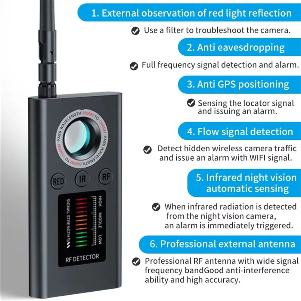 Детектор скрытых камер: Профес – обзор и цена Home Security Hidden Cameras