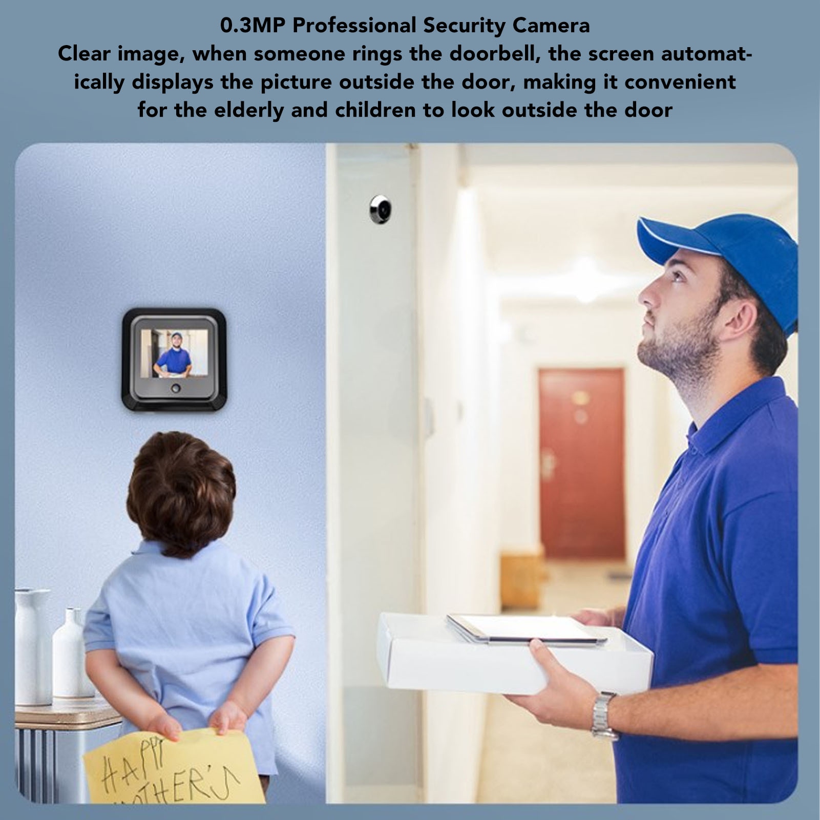 Digital Door Viewer 0.3MP 120  – обзор и цена Peephole Camera Viewer