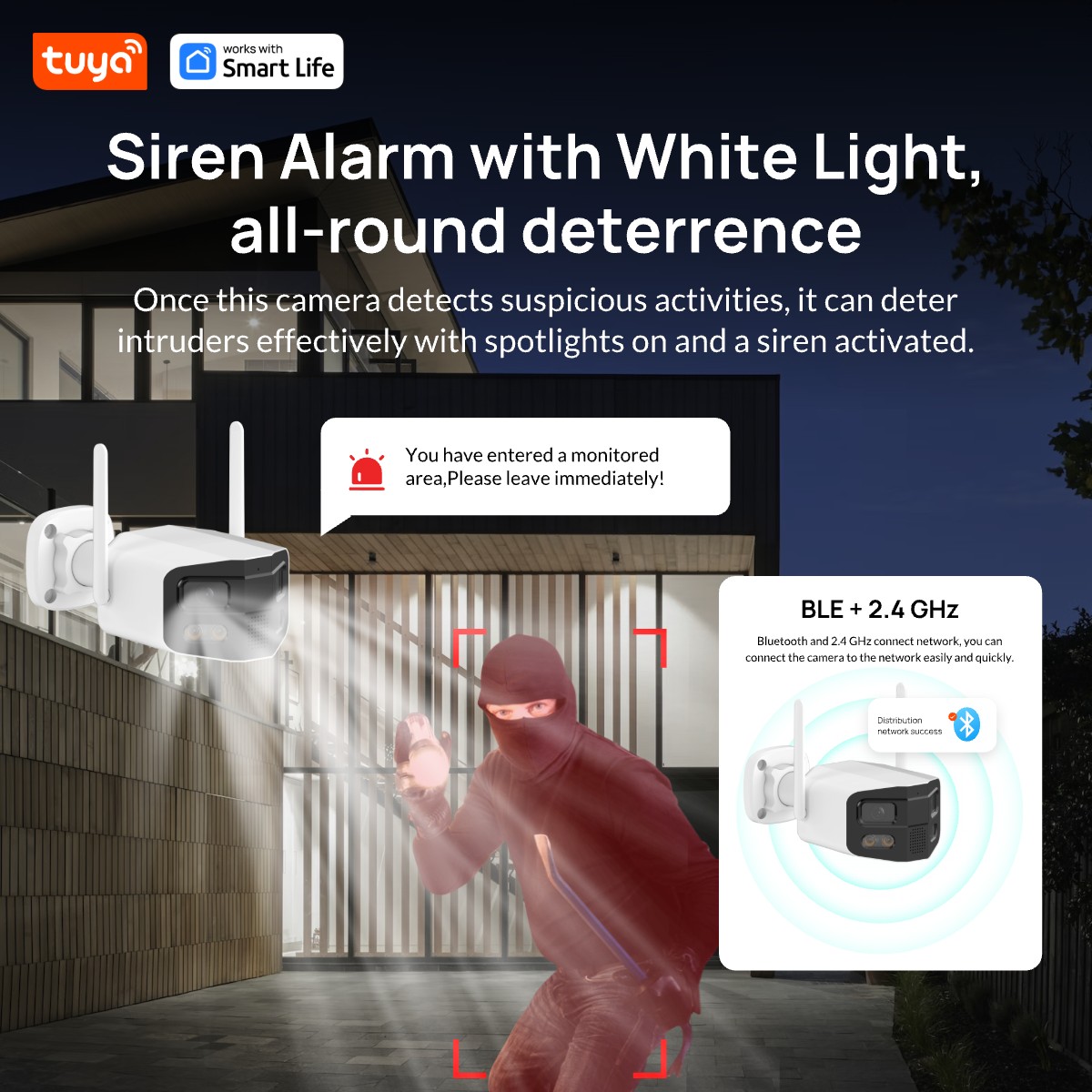 Tuya Smart 4MP 2.5K Dual-Lens, – обзор и цена Home Security Camera Xiaomi