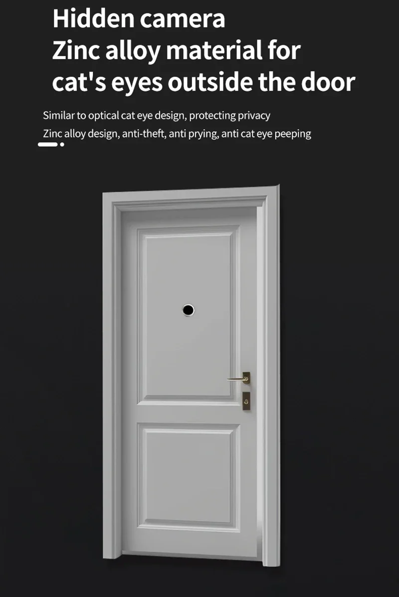 Новый Wi-Fi умный дверной звон – обзор и цена Peephole Camera Viewer