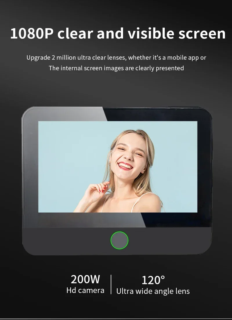 Новый Wi-Fi умный дверной звон – обзор и цена Peephole Camera Viewer