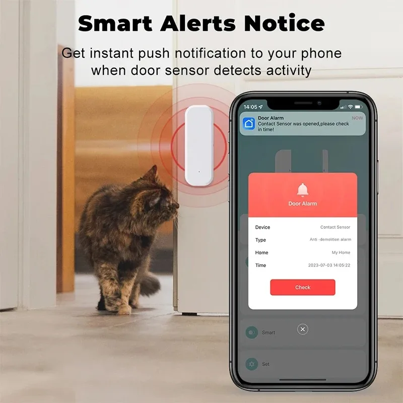 Умный датчик открытия/закрытия – обзор и цена Home Security With Ai