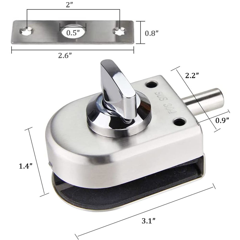 Замок для стеклянных дверей из – обзор и цена Home Security Locks For Doors