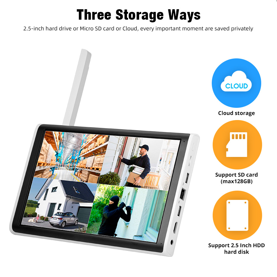 KERUI 2K 3K 4MP 8CH NVR WIFI O – обзор и цена Home Security Wifi Camera