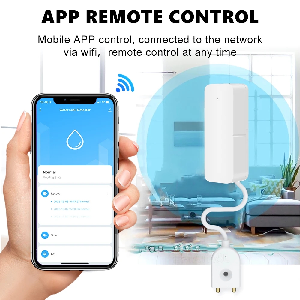 Умный датчик утечки воды Tuya, – обзор и цена Home Security With Ai