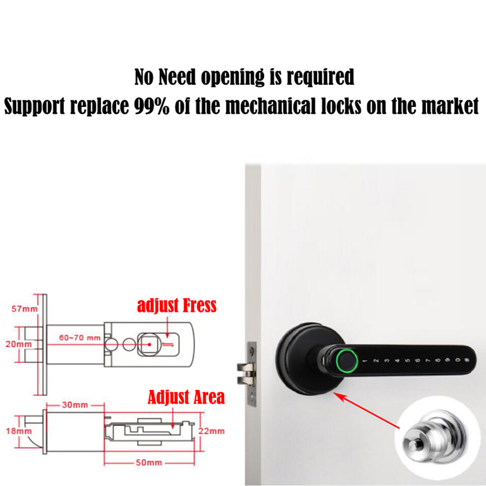 TTLock Smart Bluetooth Замок о – обзор и цена Home Security Keypad