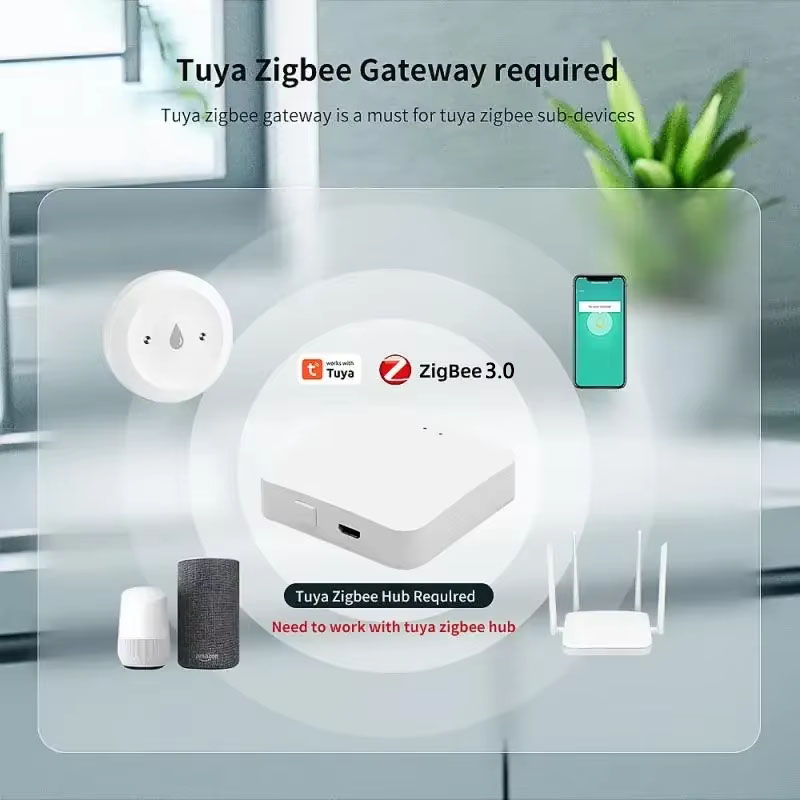 Датчик утечки воды Tuya ZigBee – обзор и цена Home Security Alarm System
