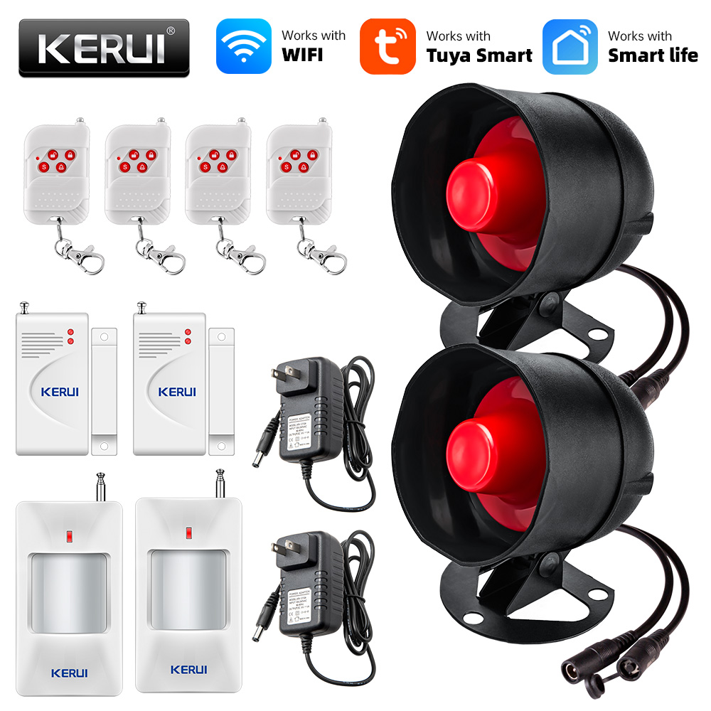 KERUI Tuya Smart WIFI Беспрово – обзор и цена Home Security System Installation