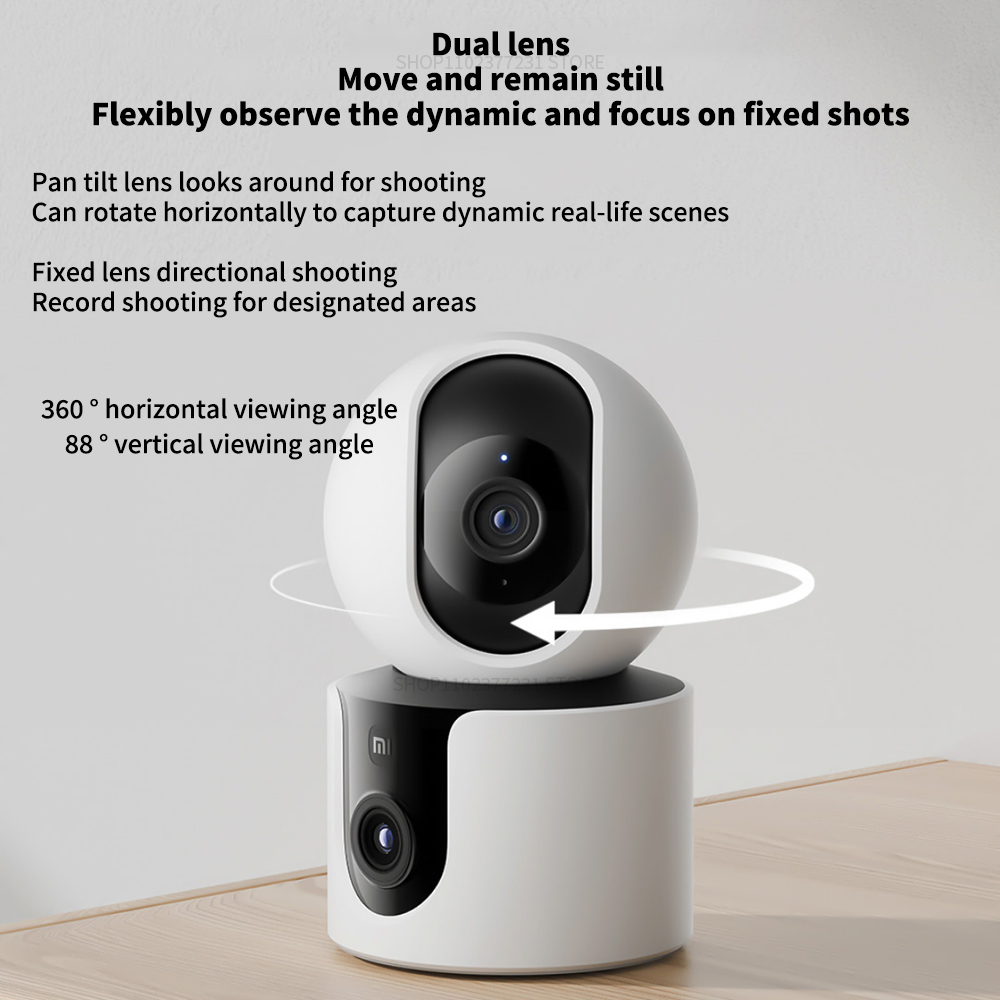 Умная камера Xiaomi C300 с дву – обзор и цена Home Security Camera Xiaomi