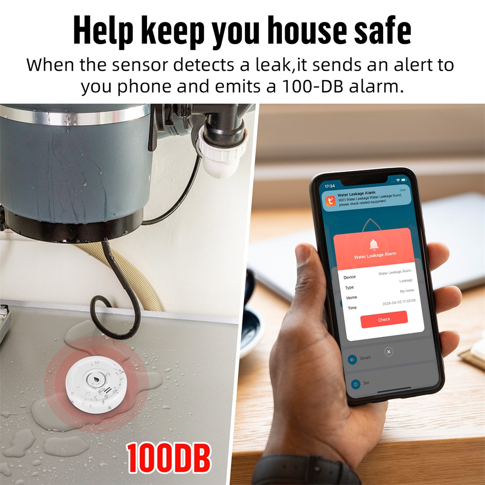 Детектор утечки воды Fuers, ум – обзор и цена Home Security Alarm System