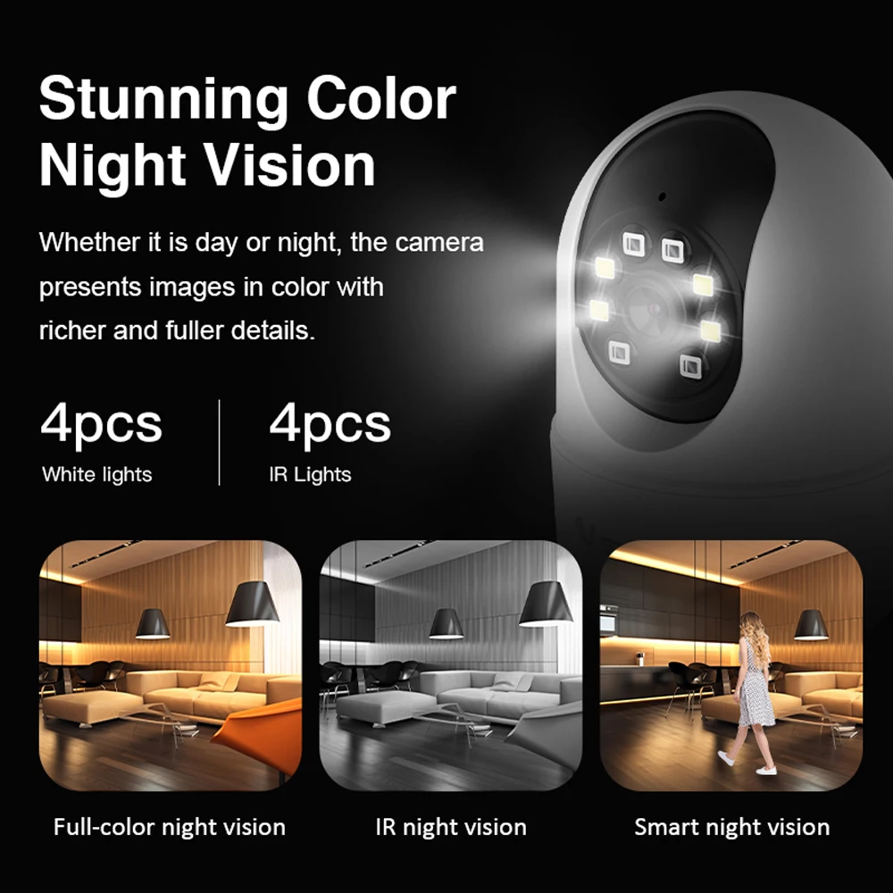Vstarcam 5MP HD Wi-Fi IP-камер – обзор и цена Home Security Lidar