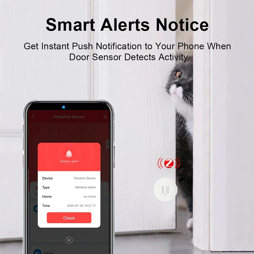 Умный датчик вибрации и наклон – обзор и цена Home Security Alarm System