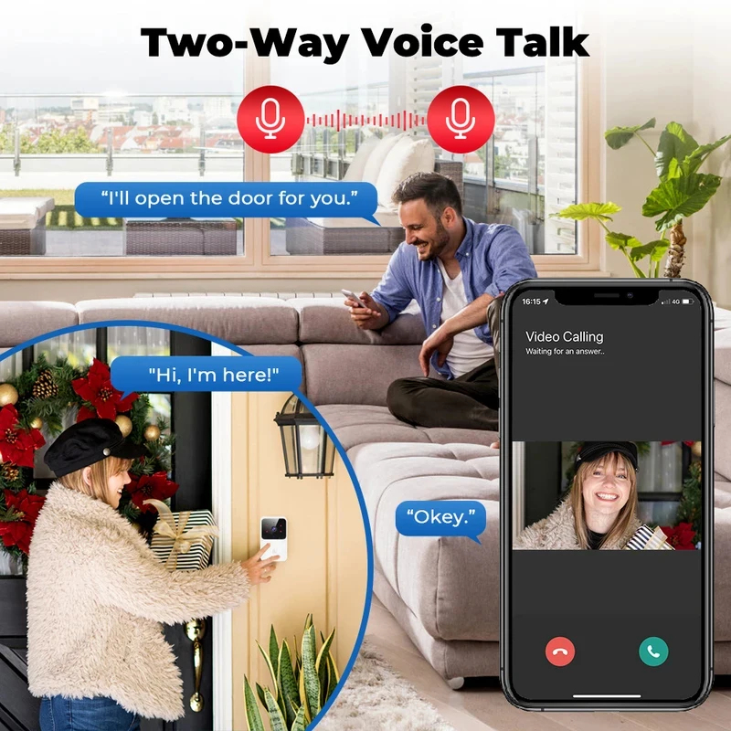 Умный Wi-Fi видеодомофон с бес – обзор и цена Home Security Lidar