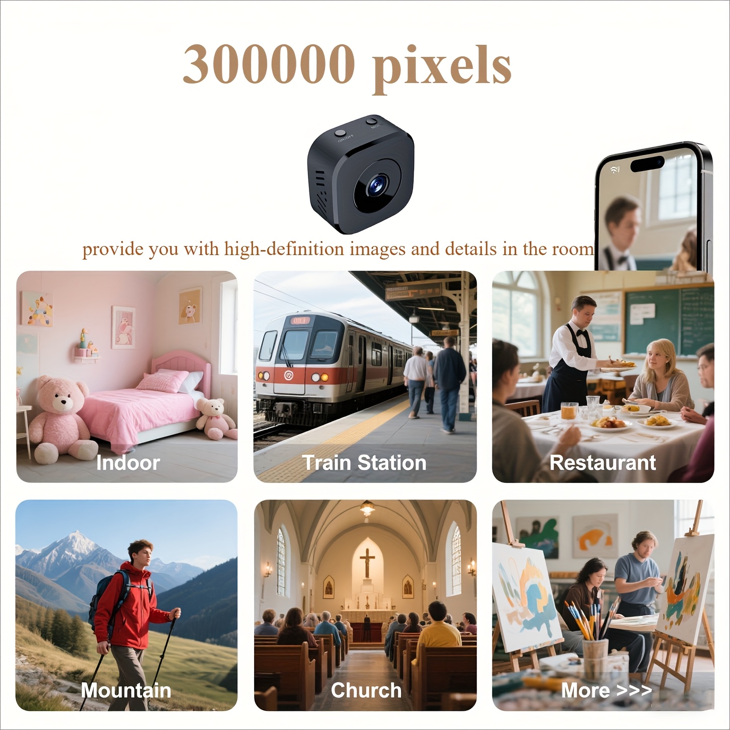 1080P HD Мини Wi-Fi камера Вну – обзор и цена Home Security Wifi Camera