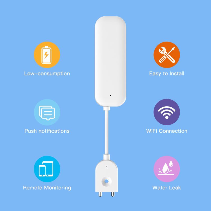 Tuya Wi-Fi ZigBee датчик воды  – обзор и цена Home Security With Ai