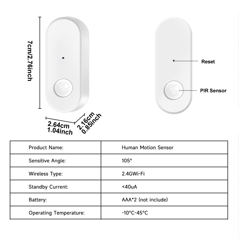 Tuya WiFi PIR датчик движения  – обзор и цена Home Security With Ai