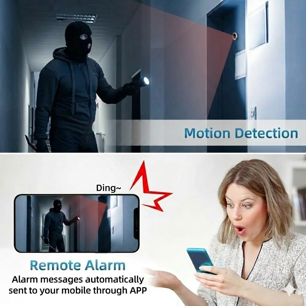 3 МП 2K WiFi видеокамера-домоф – обзор и цена Peephole Camera Viewer