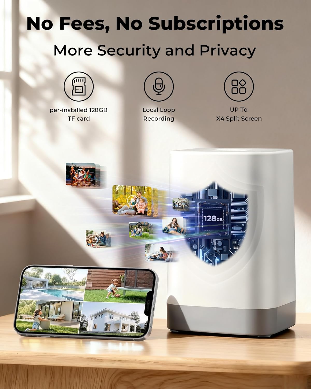 Беспроводные уличные камеры ви – обзор и цена Home Security Cameras No Subscription