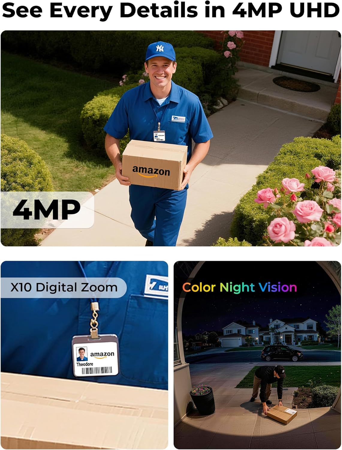 Беспроводные уличные камеры ви – обзор и цена Home Security Cameras No Subscription