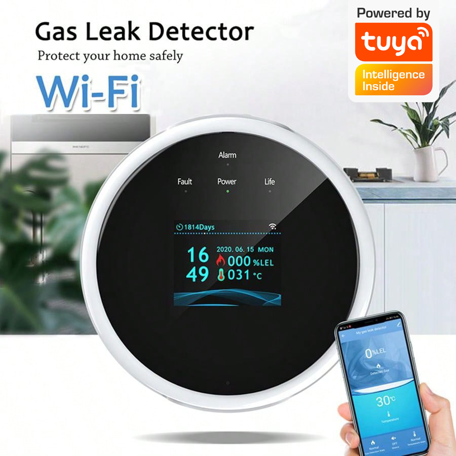 Датчик газа с Wi-Fi 2.4G, дете – обзор и цена Home Security With Ai