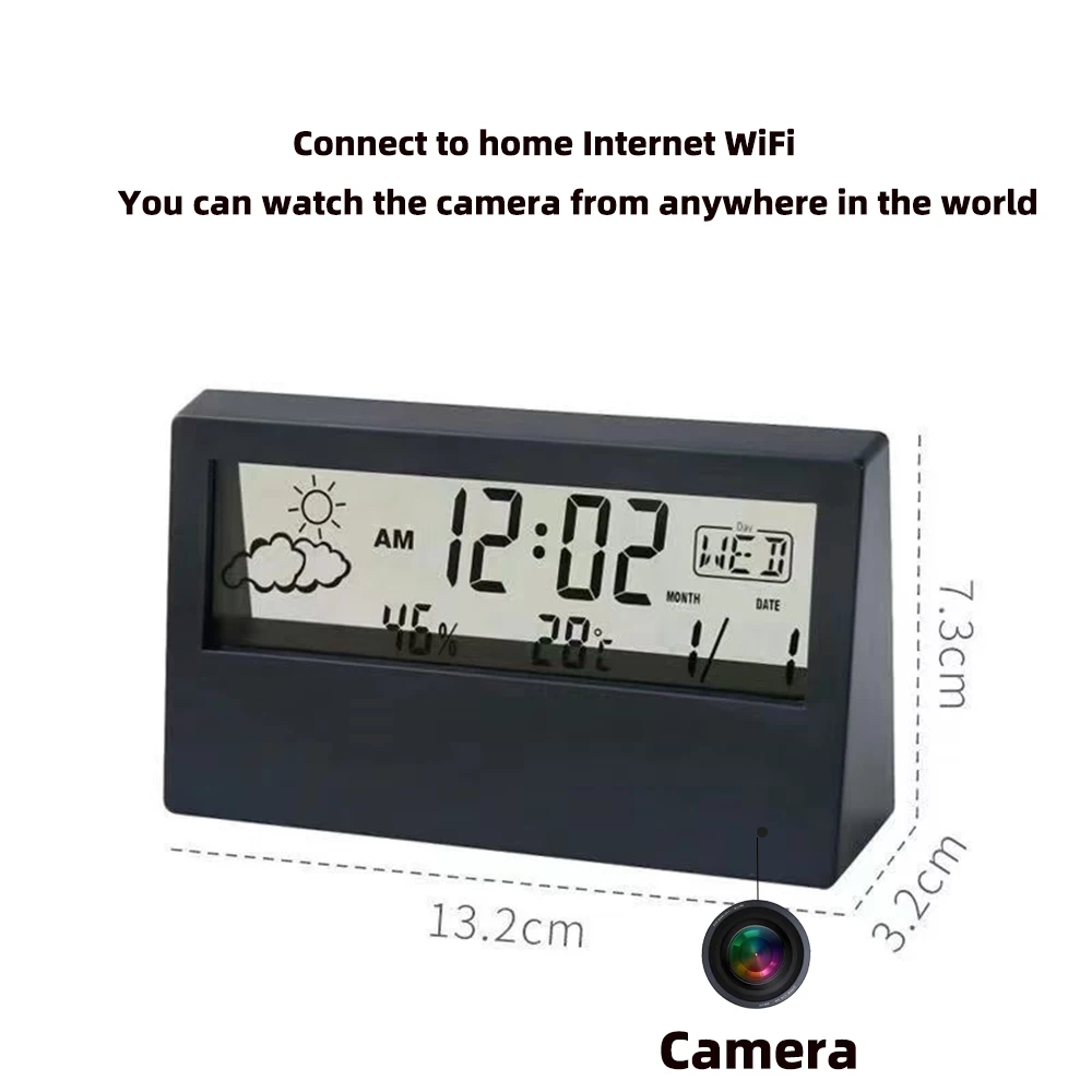4K WiFi-камера-часы с датчиком – обзор и цена Home Security Lidar