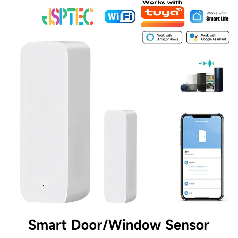 Tuya Wi-Fi умный датчик двери  – обзор и цена Home Security With Ai