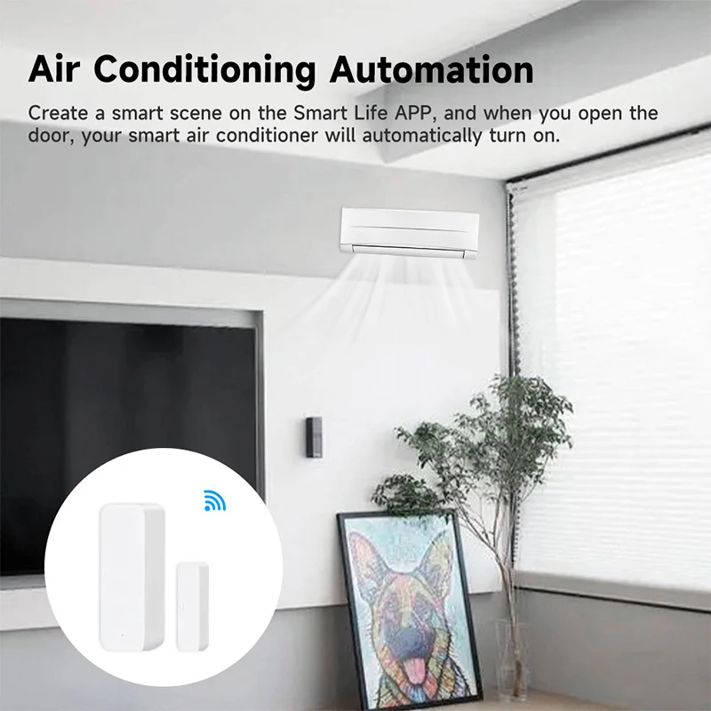 Tuya Wi-Fi умный датчик двери  – обзор и цена Home Security With Ai