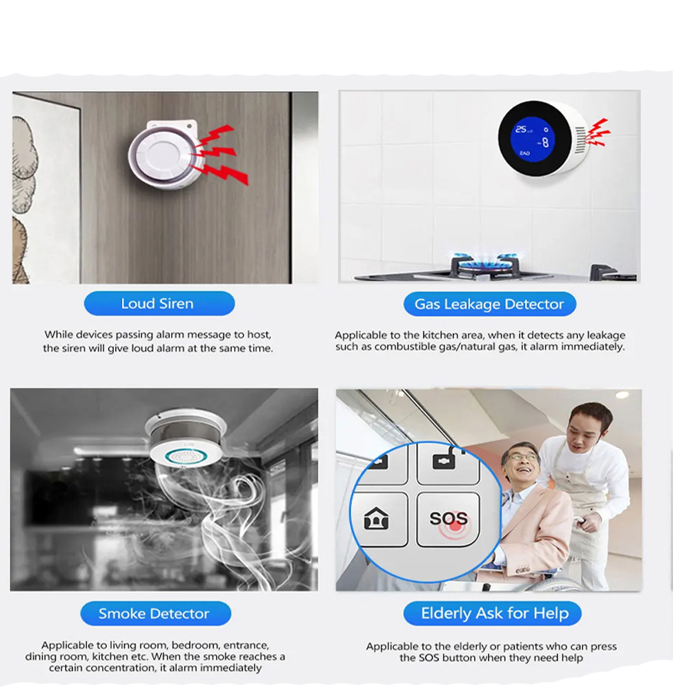 PGST 4G Tuya Умная домашняя си – обзор и цена Home Security System Installation